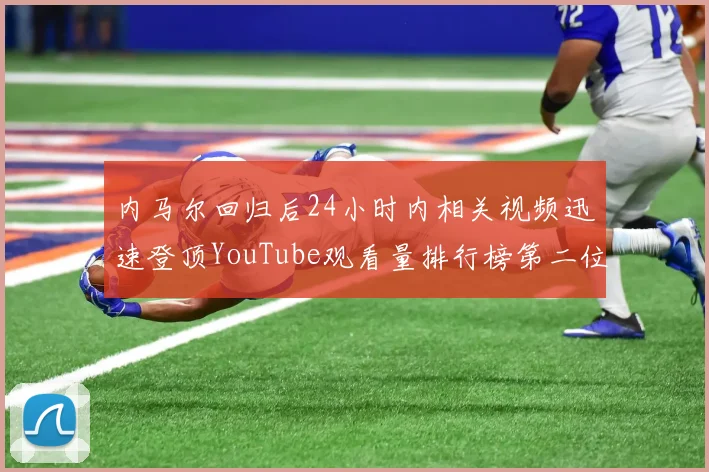 内马尔回归后24小时内相关视频迅速登顶YouTube观看量排行榜第二位